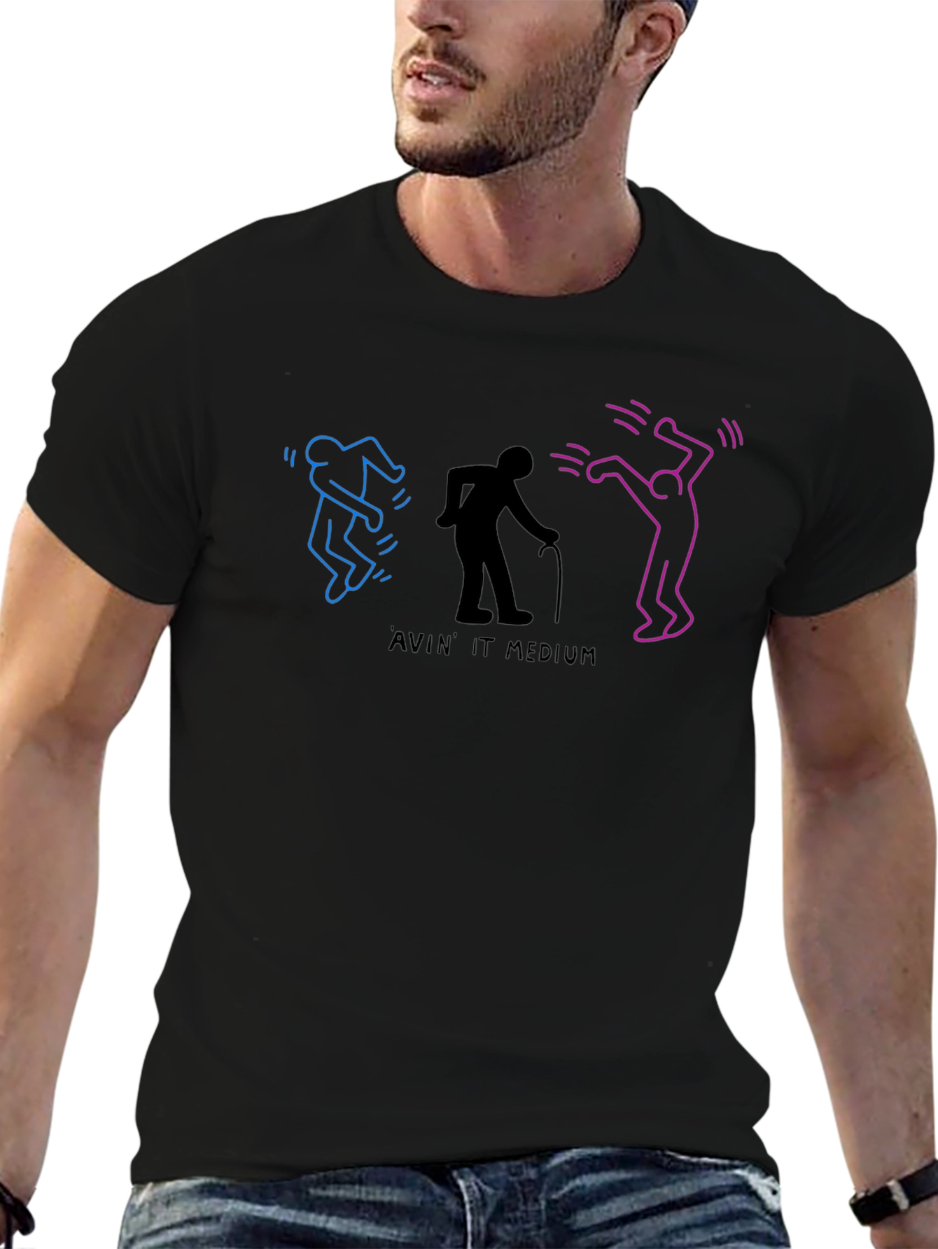 Aving It Medium Graphic Tee - Unisex T-Shirt