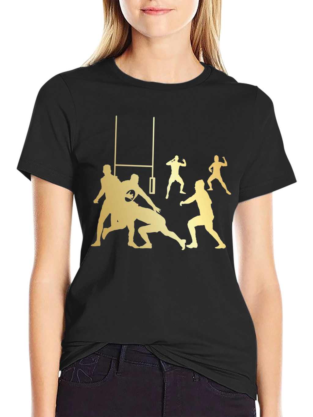 Rugby Players Graphic T-Shirt
