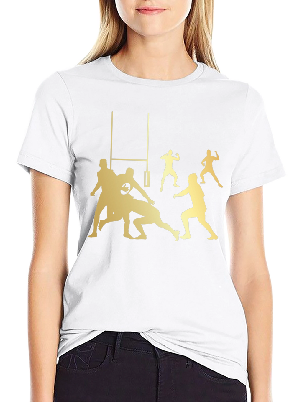 Rugby Players Graphic T-Shirt