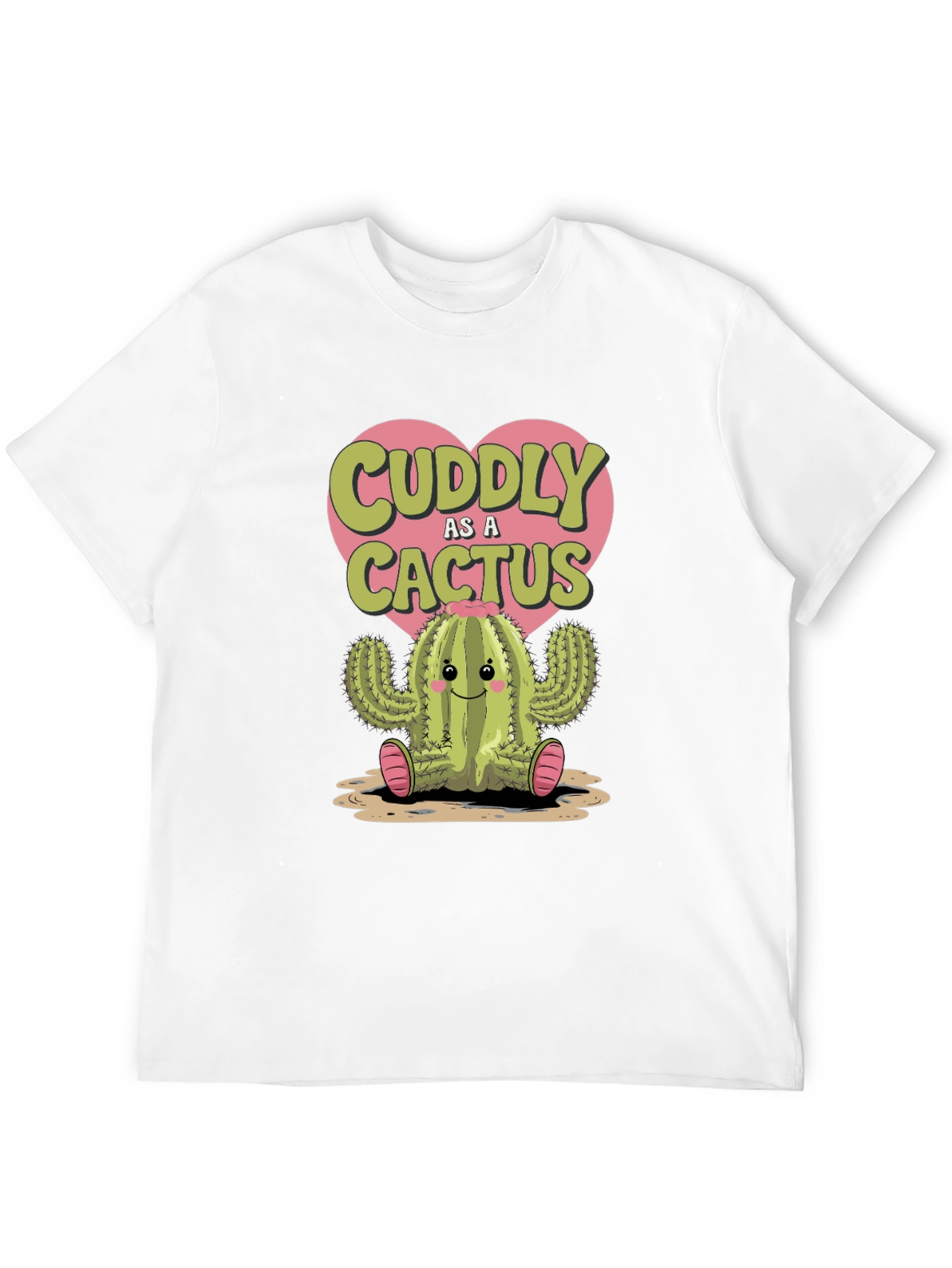 Cuddly Cactus Graphic Tee - Soft & Stylish