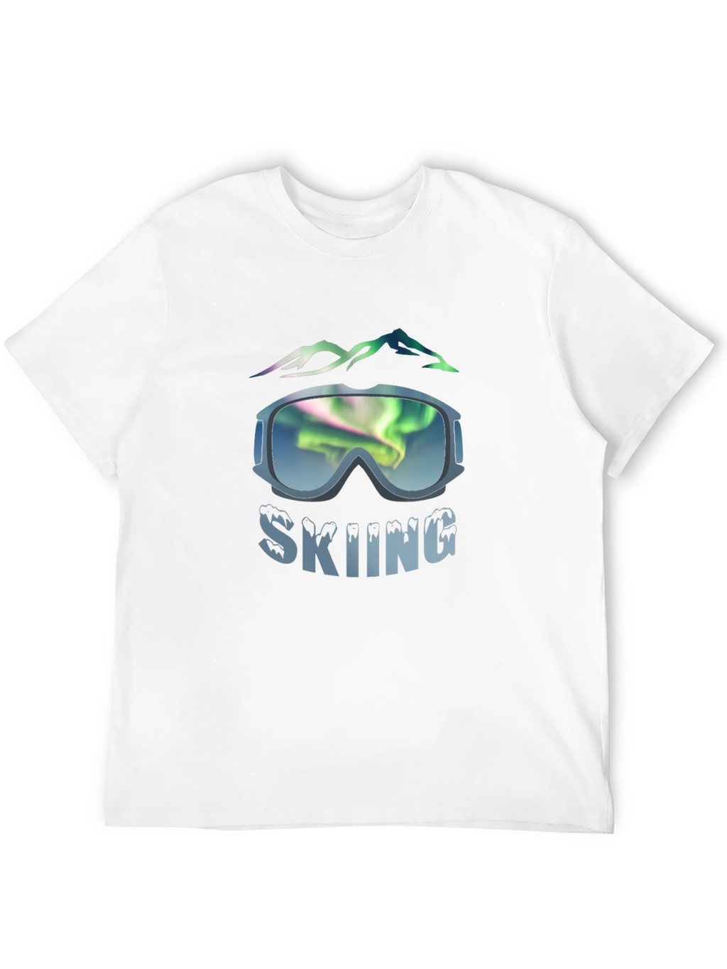 Skiing Graphic Tee - Mountain Adventure