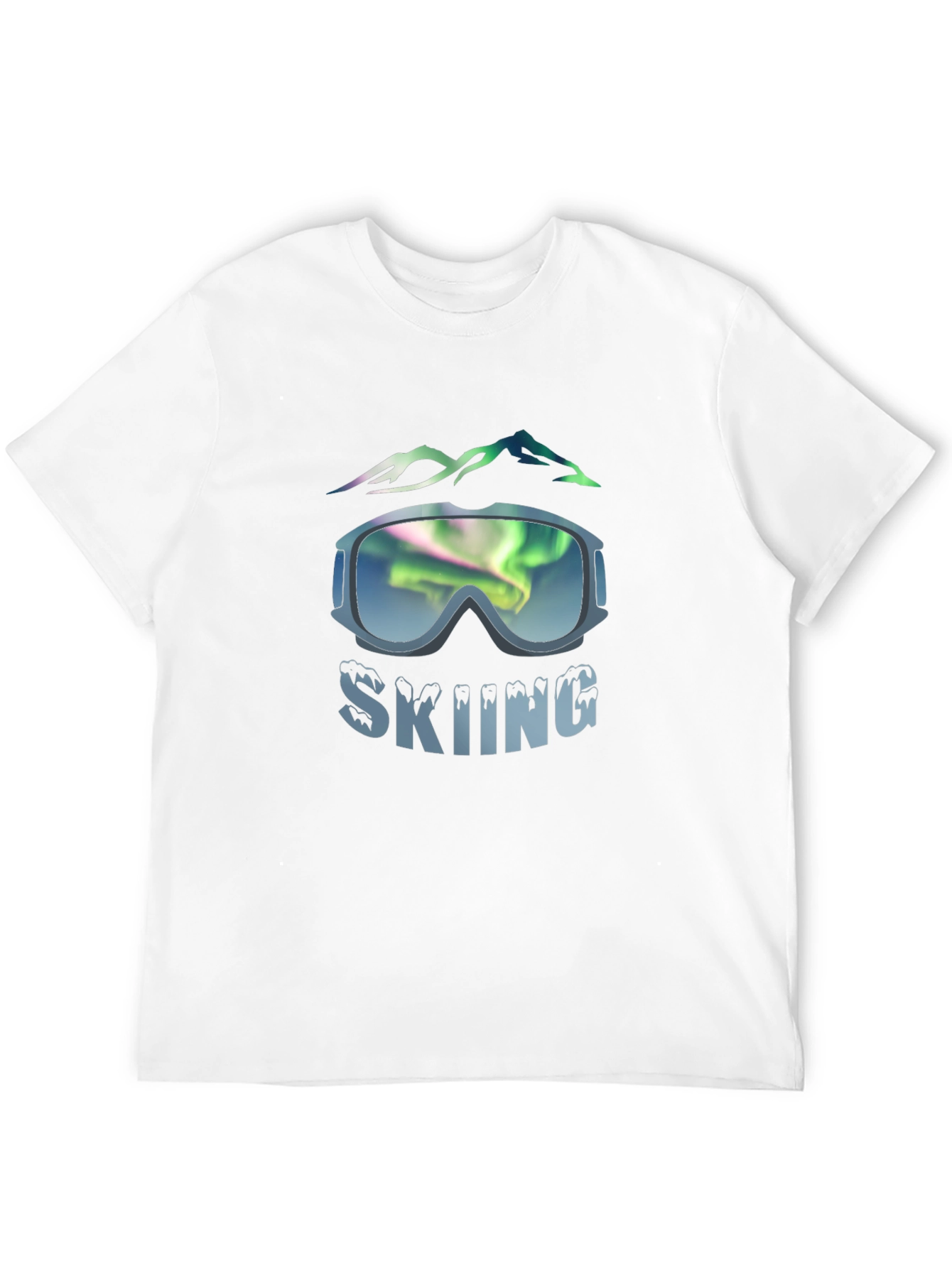 Skiing Graphic Tee - Mountain Adventure