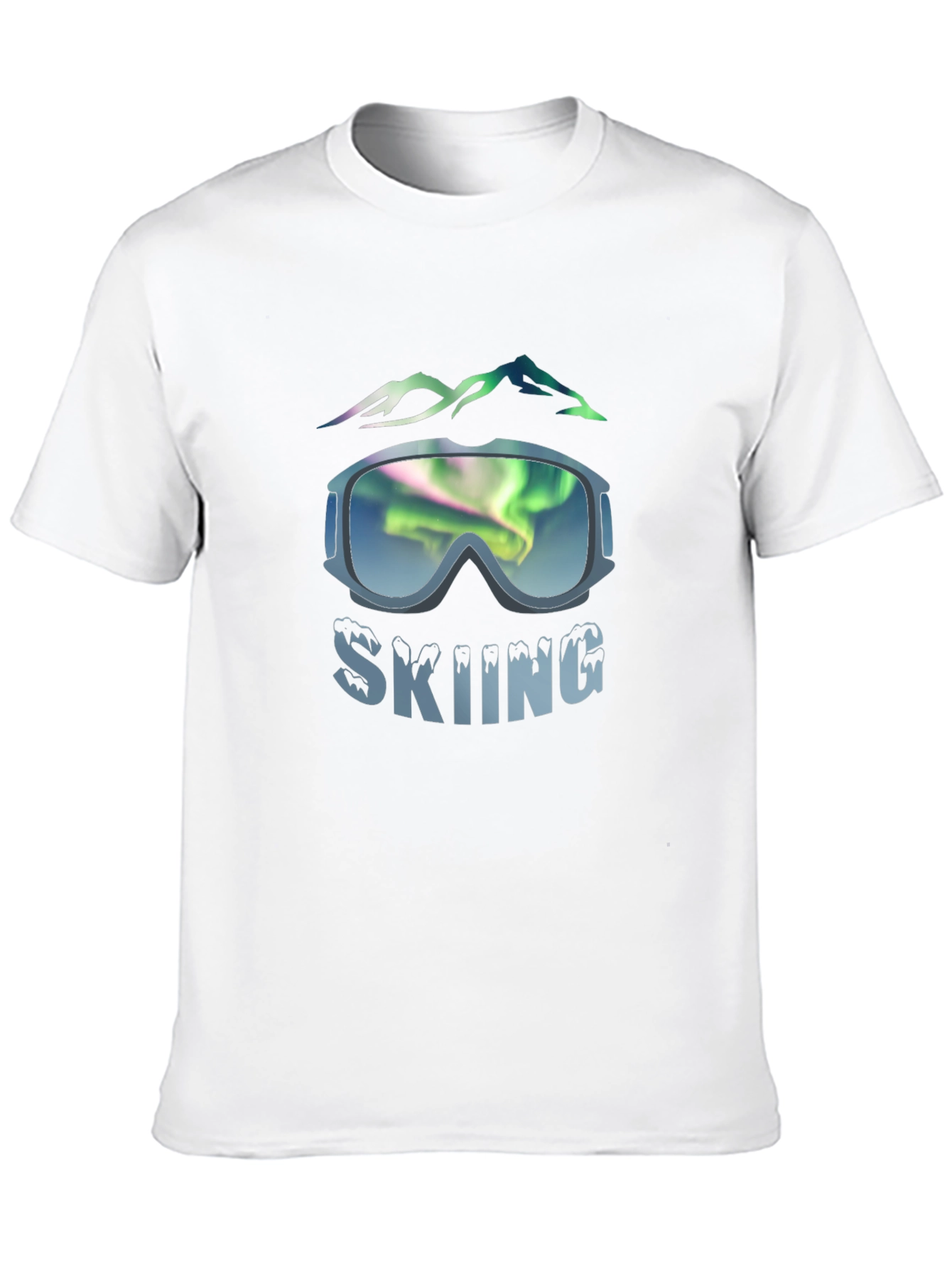 Skiing Graphic Tee - Mountain Adventure