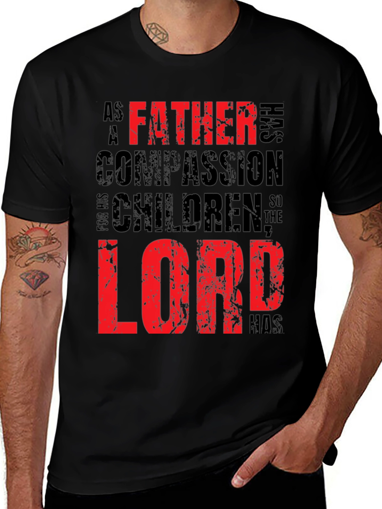 Father Lord Black Graphic Tee