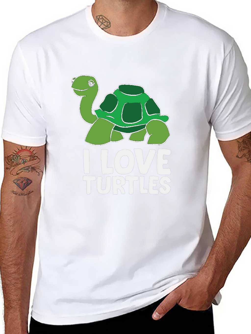 I Love Turtles Graphic T-Shirt - Unisex