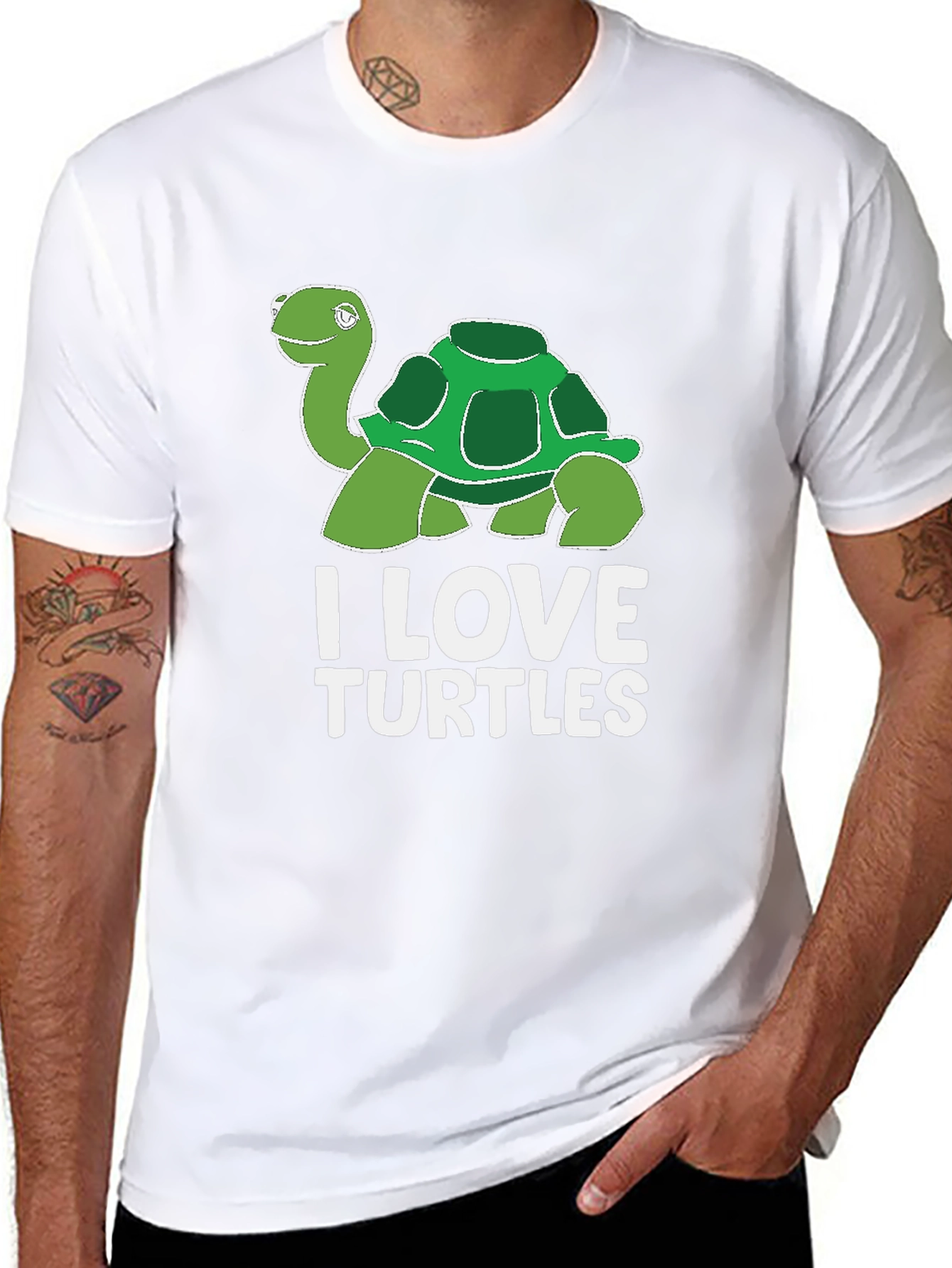 I Love Turtles Graphic T-Shirt - Unisex