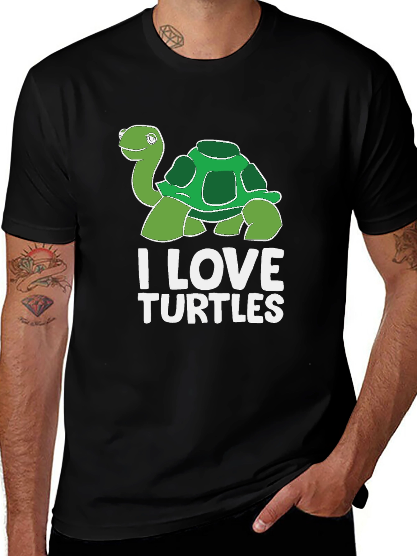I Love Turtles Graphic T-Shirt - Unisex