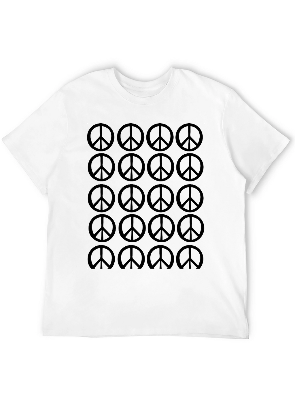 Peace Sign Graphic Tee - Classic Style