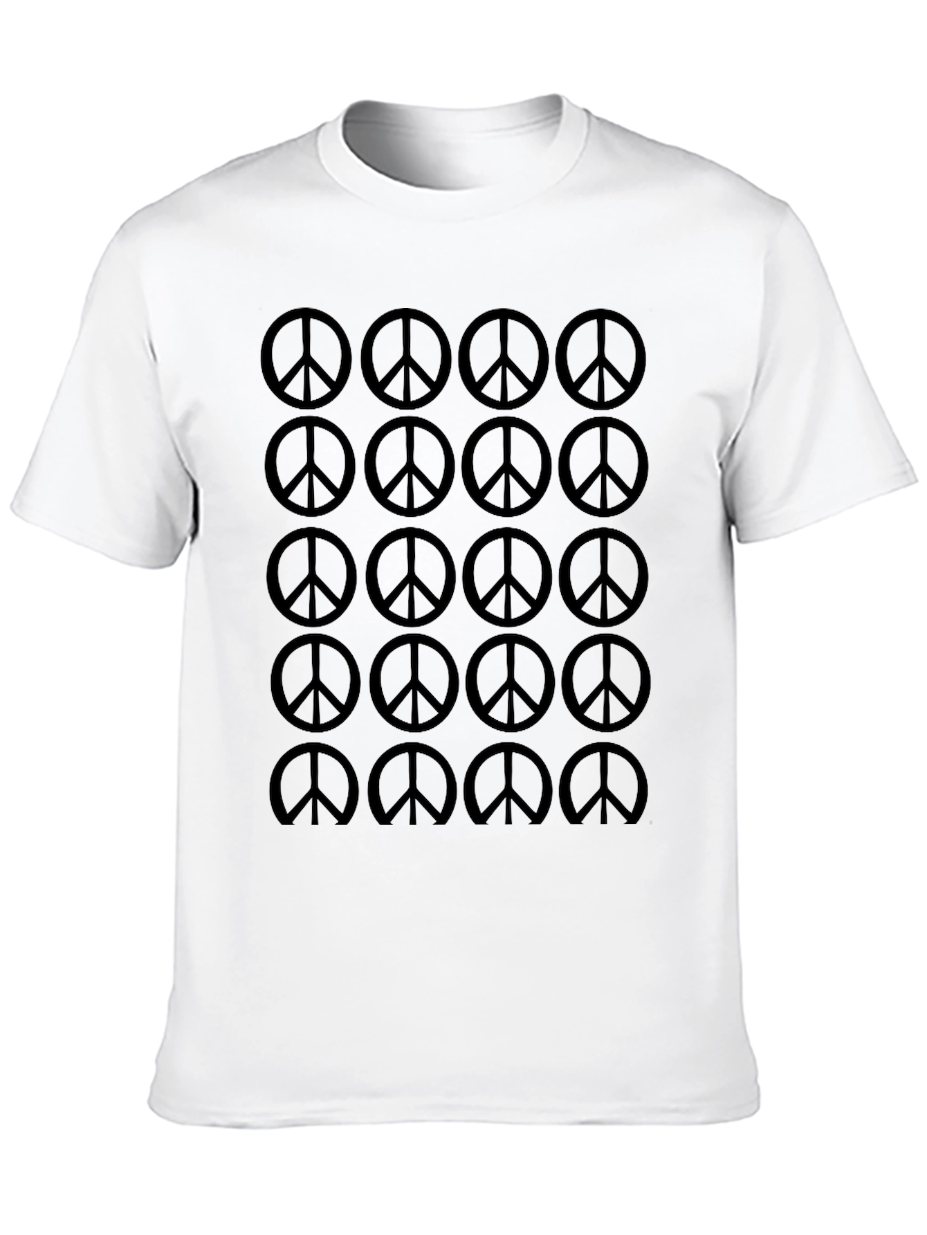 Peace Sign Graphic Tee - Classic Style
