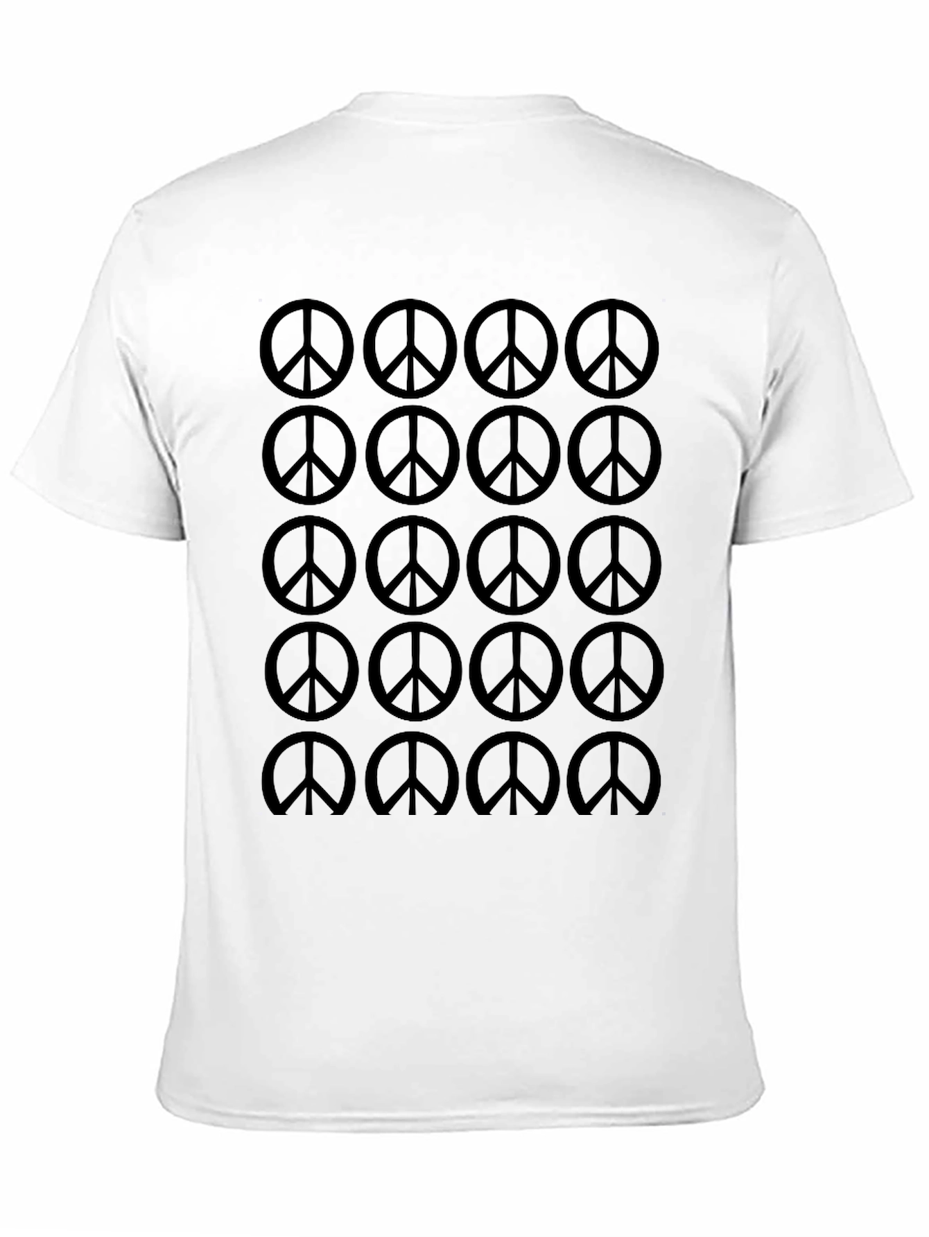 Peace Sign Graphic Tee - Classic Style