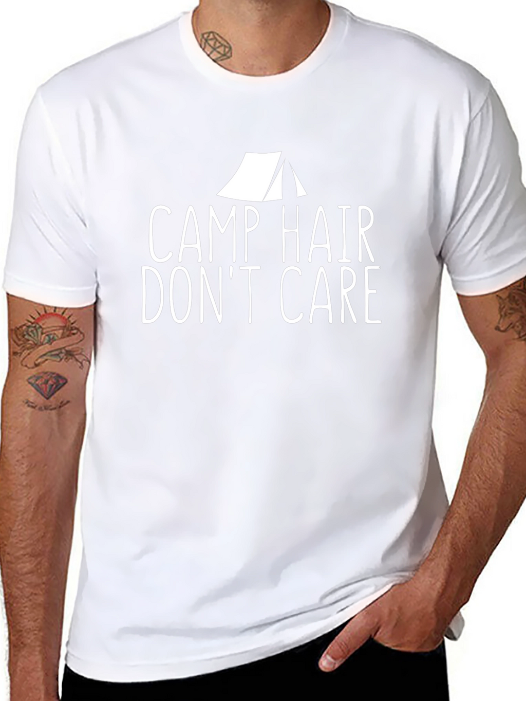 Camp Hair Dont Care Graphic Tee