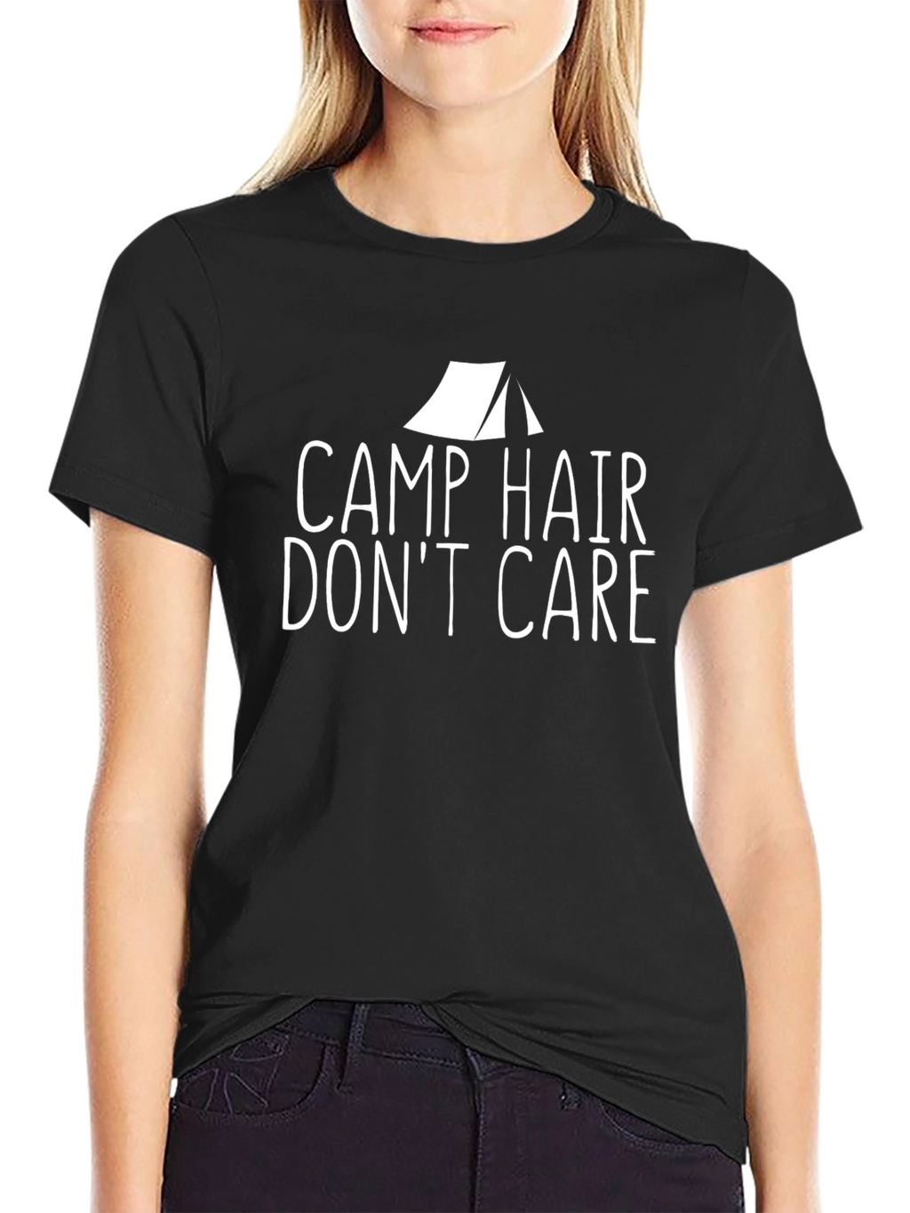 Camp Hair Dont Care Graphic Tee
