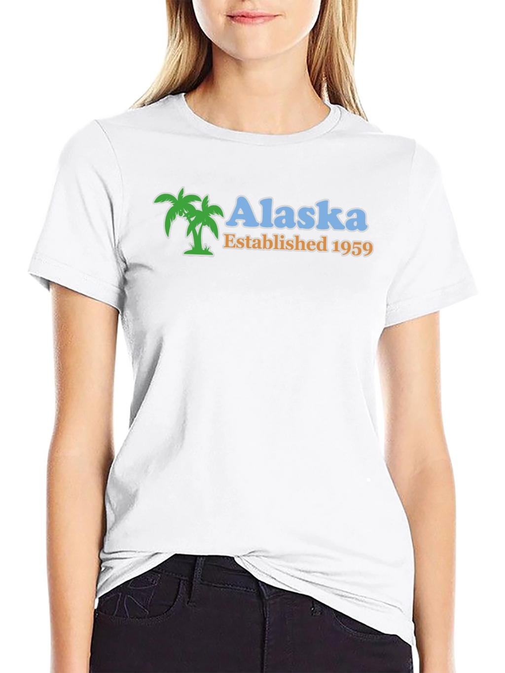 Alaska Established 1959 Palm Tree T-Shirt